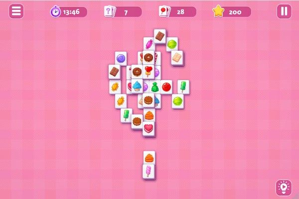 Solitaire Mahjong Candy 🕹️ 🎲 | Puzzle Brettspiel Kostenloses Browserspiel - Bild 2