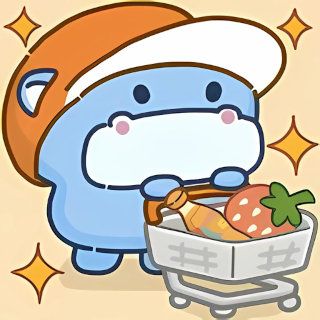 Play Hippo Supermarket  🕹️ 🏖️