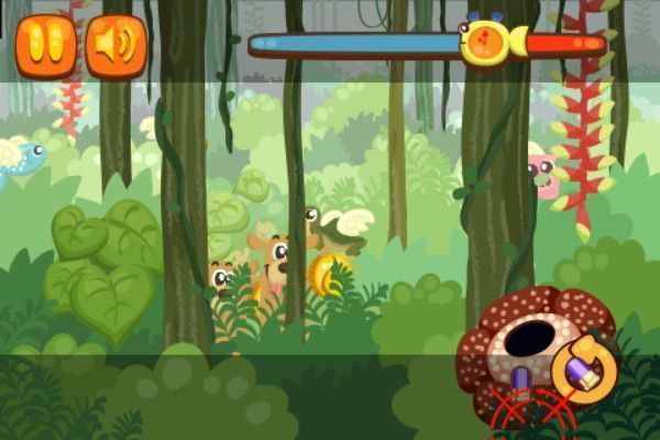 Rain Forest Hunter 🕹️ 🏃 | Action Geschicklichkeit Kostenloses Browserspiel - Bild 3