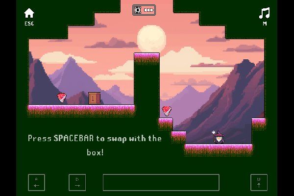 Boxes Wizard 2 🕹️ 🗡️ | Free Arcade Adventure Browser Game - Image 2