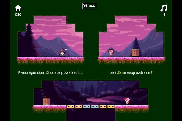 Boxes Wizard 2 🕹️ 🗡️ | Free Arcade Adventure Browser Game - Image 3