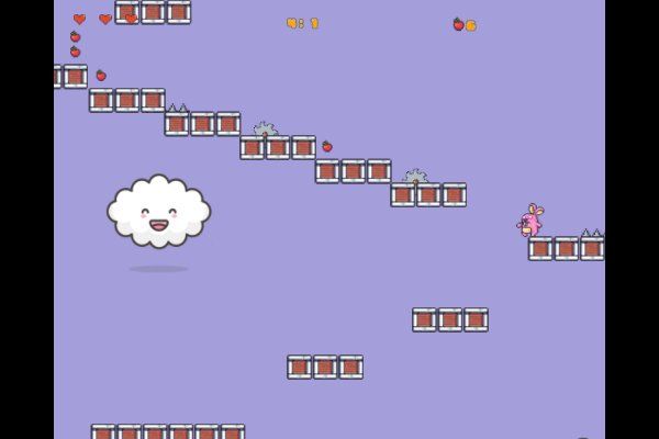 Cute Rabbit's Challenging Adventure 🕹️ 🗡️ | Arcade Abenteuer Kostenloses Browserspiel - Bild 2