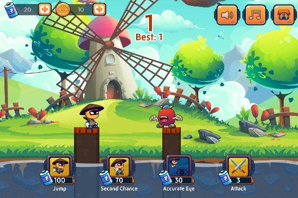 Hero Story Monsters Crossing 🕹️ 👾 | Jogo de navegador arcade casual - Imagem 2