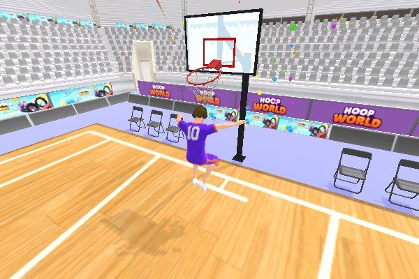 Hoop World 3D 🕹️ 👾 | Jogo de navegador arcade de habilidade - Imagem 1