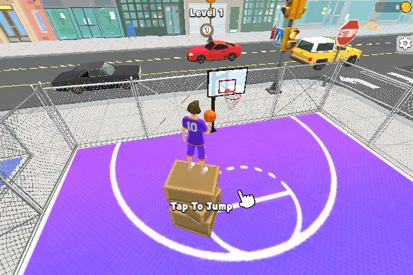 Hoop World 3D 🕹️ 👾 | Jogo de navegador arcade de habilidade - Imagem 3