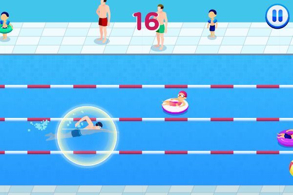 Swimming Hero 🕹️ 👾 | Gioco per browser arcade di azione - Immagine 1