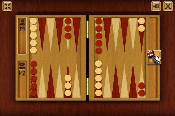 Classic Backgammon 🕹️ 🎲 | Juego de navegador rompecabezas de mesa - Imagen 1