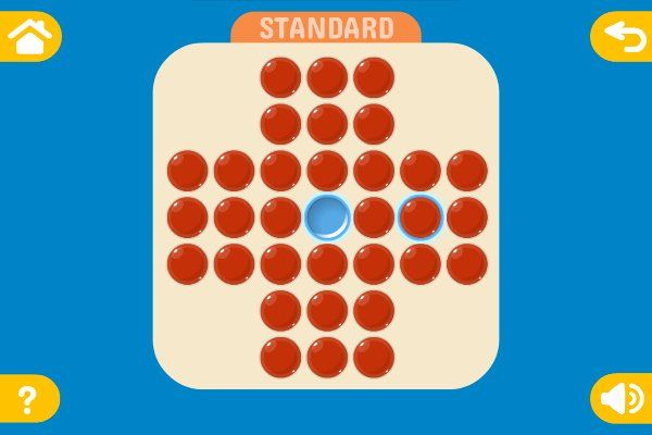 Peg Solitaire 🕹️ 🎲 | Puzzle Brettspiel Kostenloses Browserspiel - Bild 3