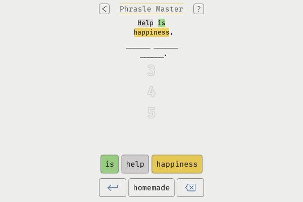 Phrasle Master 🕹️ 🎲 | Free Puzzle Board Browser Game - Image 1