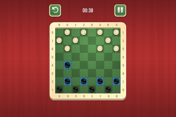 Russian Draughts 🕹️ 🎲 | Free Puzzle Board Browser Game - Image 2