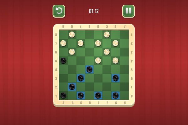 Russian Draughts 🕹️ 🎲 | Free Puzzle Board Browser Game - Image 3