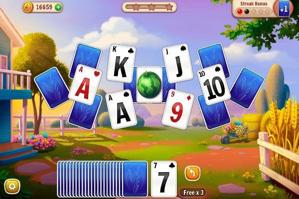 Solitaire Farm Seasons 3 🕹️ 🃏 | Juego de navegador rompecabezas de cartas - Imagen 2