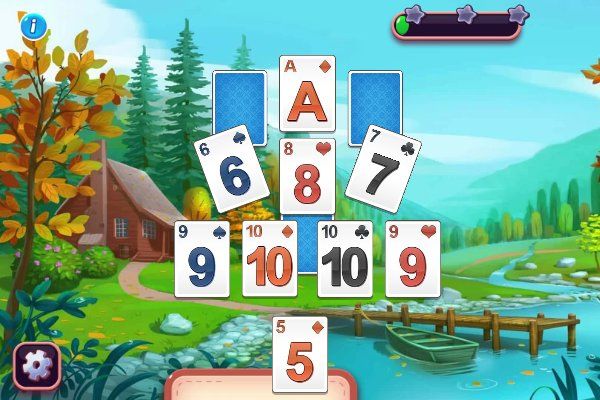 Solitaire Story TriPeaks 5 🕹️ 🃏 | Jogo de navegador de quebra-cabeças de cartas - Imagem 1