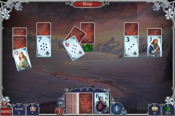 Solitaire Winter 🕹️ 🃏 | Free Puzzle Cards Browser Game - Image 1