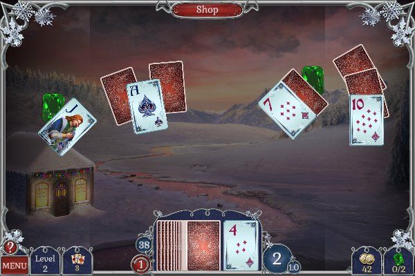 Solitaire Winter 🕹️ 🃏 | Free Puzzle Cards Browser Game - Image 3