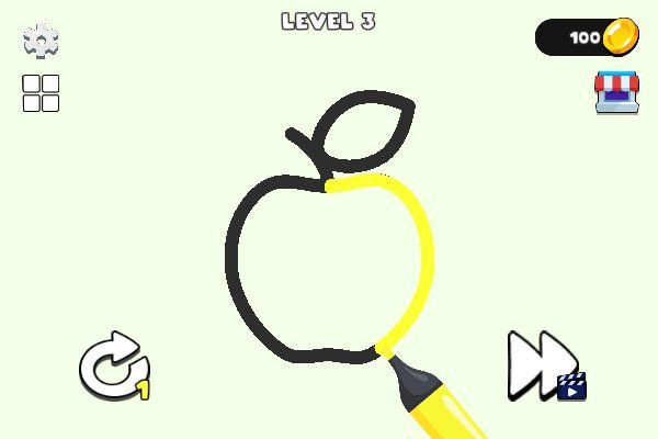 Brain Test One Line Draw Puzzle 🕹️ 🏖️ | Free Puzzle Casual Browser Game - Image 3