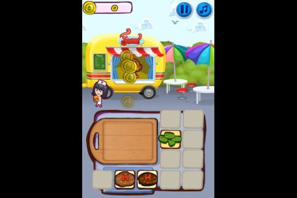 Julias Food Truck 🕹️ 🏖️ | Casual Arcade Kostenloses Browserspiel - Bild 2