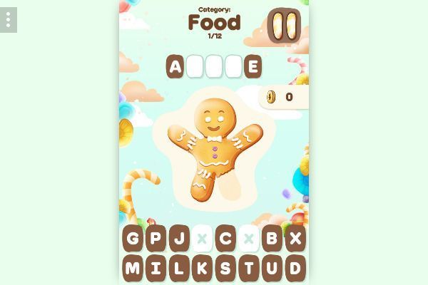 Sweet Hangman 🕹️ 🏖️ | Casual Puzzle Kostenloses Browserspiel - Bild 1