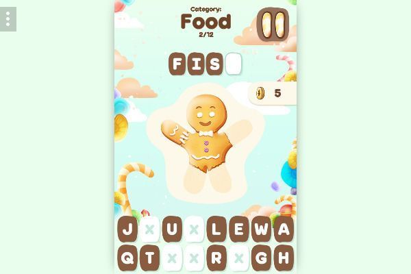 Sweet Hangman 🕹️ 🏖️ | Casual Puzzle Kostenloses Browserspiel - Bild 2