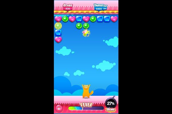 Candy Love 🕹️ 🍬 | Jogo de navegador de quebra-cabeças match-3 - Imagem 1