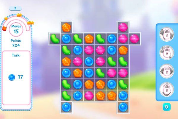 Candy Match 4 🕹️ 🍬 | Free Puzzle Match-3 Browser Game - Image 2