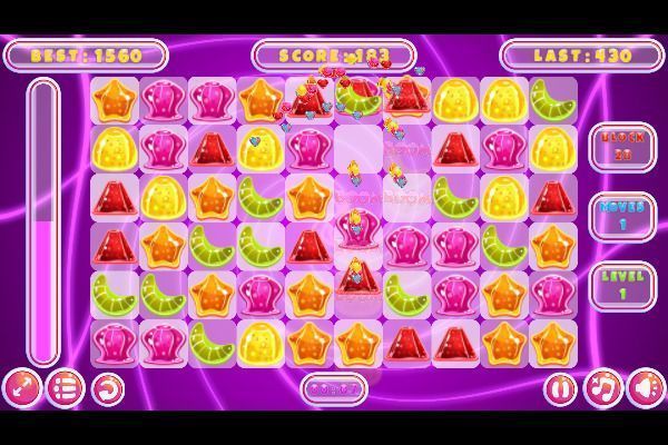 Jelly Classic 🕹️ 🍬 | Puzzle Match-3 Kostenloses Browserspiel - Bild 2