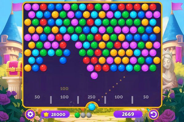 Royal Bubble Blast 🕹️ 🍬 | Free Puzzle Match-3 Browser Game - Image 1