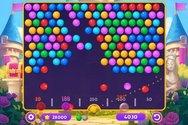 Royal Bubble Blast 🕹️ 🍬 | Free Puzzle Match-3 Browser Game - Image 2