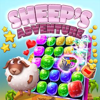 Jouer au Sheeps Adventure  🕹️ 🍬