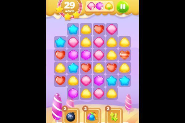 Sweet Candy 🕹️ 🍬 | Puzzle Match-3 Kostenloses Browserspiel - Bild 3