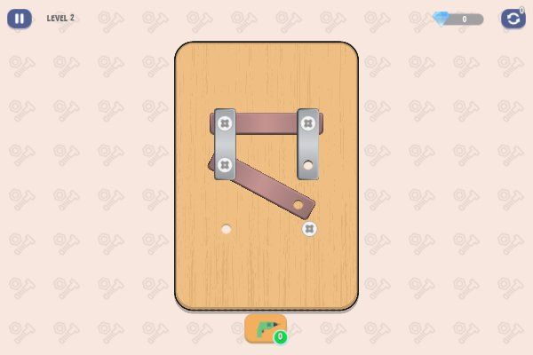 Nuts And Bolts Screw Puzzle 🕹️ 💡 | Gioco per browser rompicapo di logica - Immagine 1