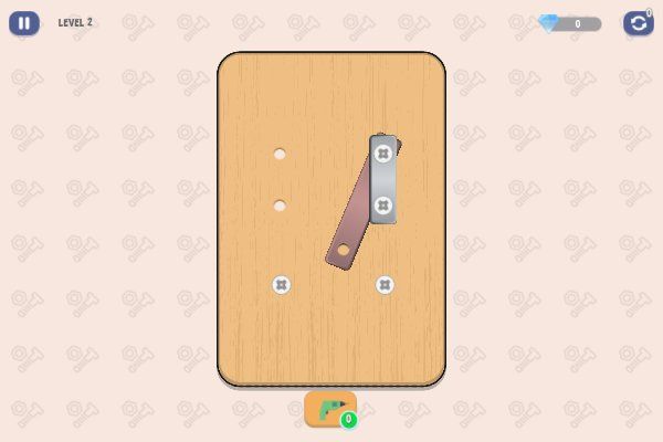 Nuts And Bolts Screw Puzzle 🕹️ 💡 | Juego de navegador rompecabezas de lógica - Imagen 2