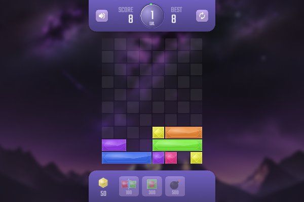 Sliding Gems 🕹️ 💡 | Free Puzzle Logic Browser Game - Image 1