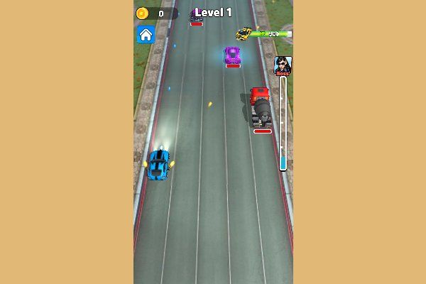 Chaos Road Combat Car Racing 🕹️ 🏁 | Jeu de navigateur d'arcade de courses - Image 2