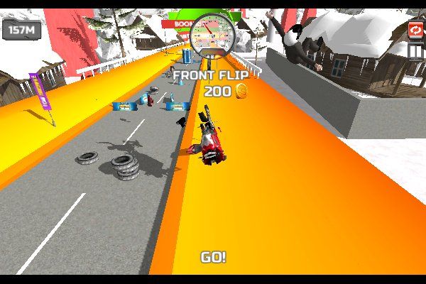 Ramp Bike Jumping 🕹️ 🏁 | Juego de navegador arcade de carreras - Imagen 2