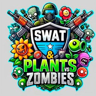 Spielen sie SWAT & Plants vs Zombies  🕹️ 🏰